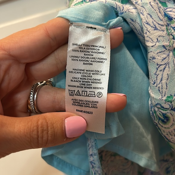 ✨ LOFT ✨ NWT Sleeveless Floral Midi Dress Tie Waist Teal Lined Size 14 $90 - Picture 11 of 12